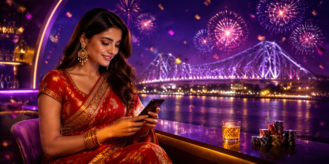 Kolkata Howrah Bridge Poker Kolkata Howrah Bridge Poker Game with Saree colors